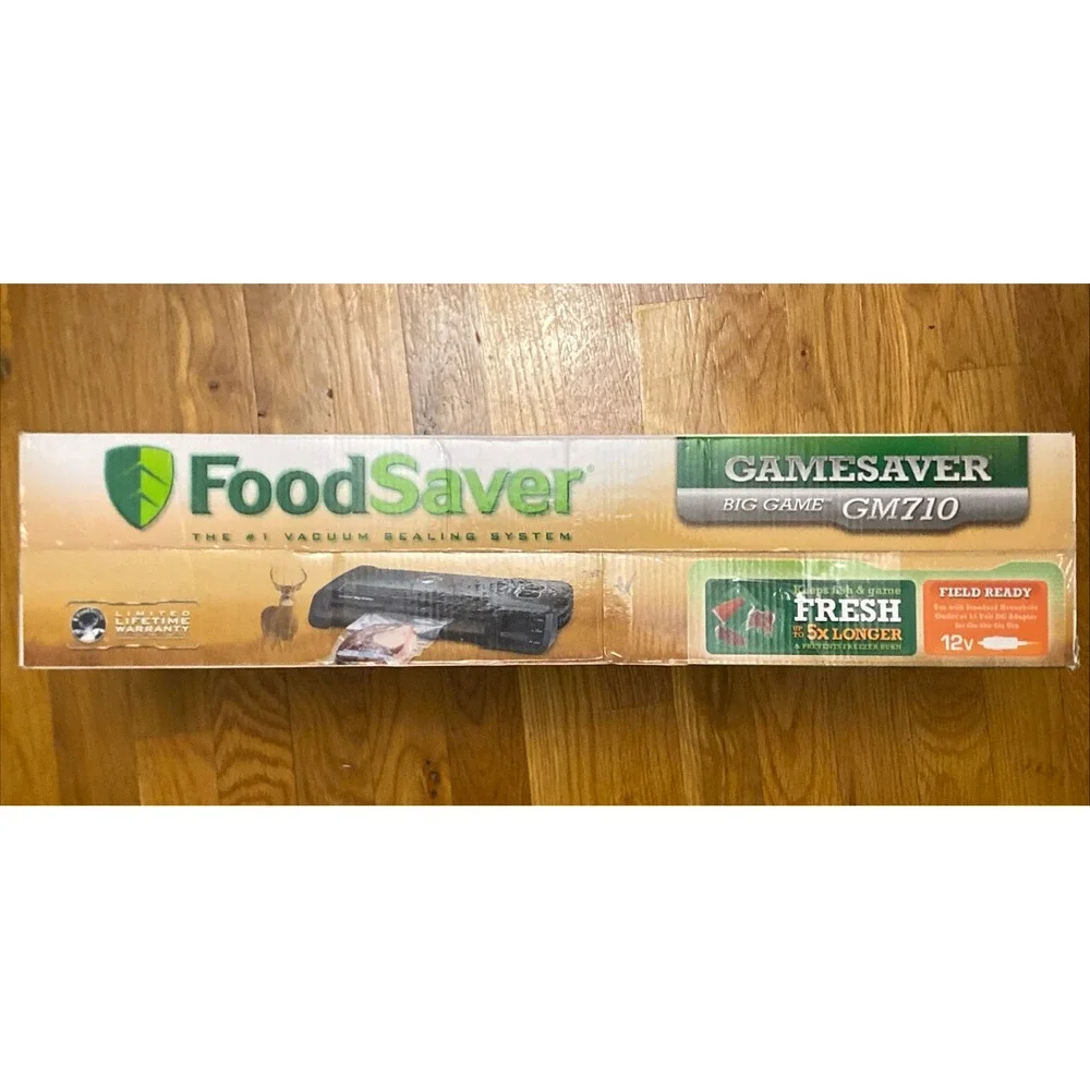 FoodSaver Vacuum Sealing Game Saver Big Game GM710 Hunting Fishing BRAND NEW A1